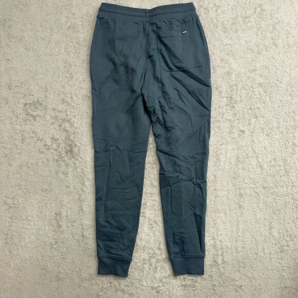 NEW Hurley Men's S Regular Fit Fleece Jogger Pants Small Blue Cotton Blend - Picture 3 of 7